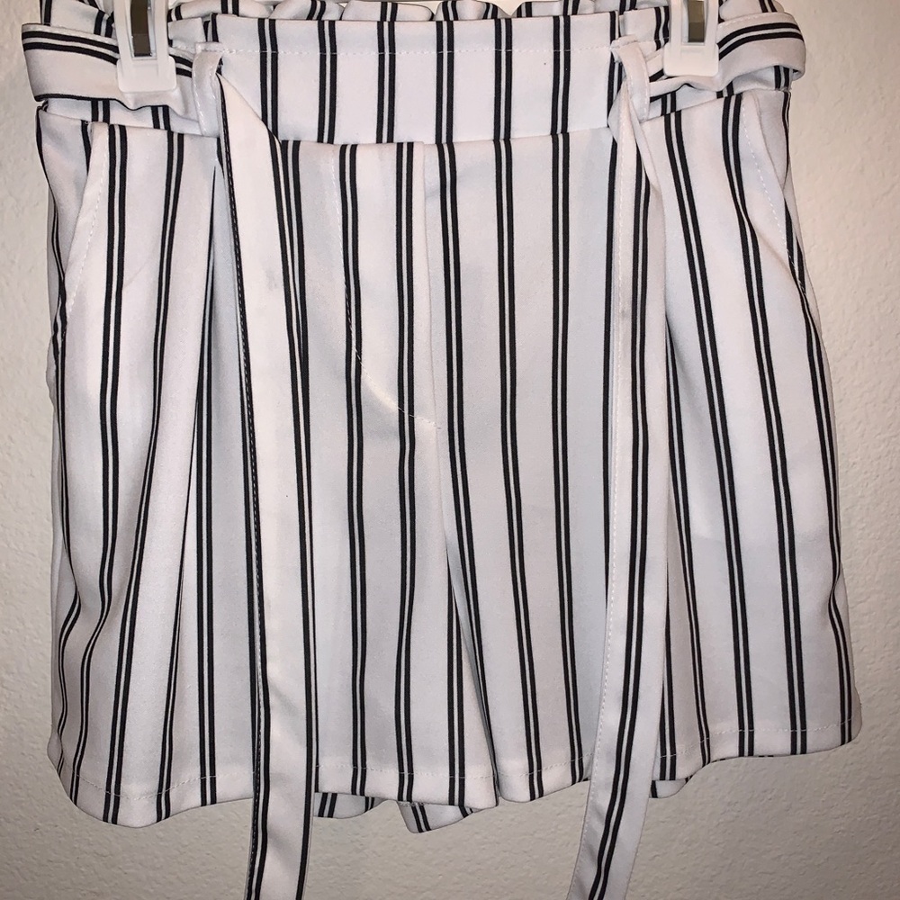 Boohoo striped shorts